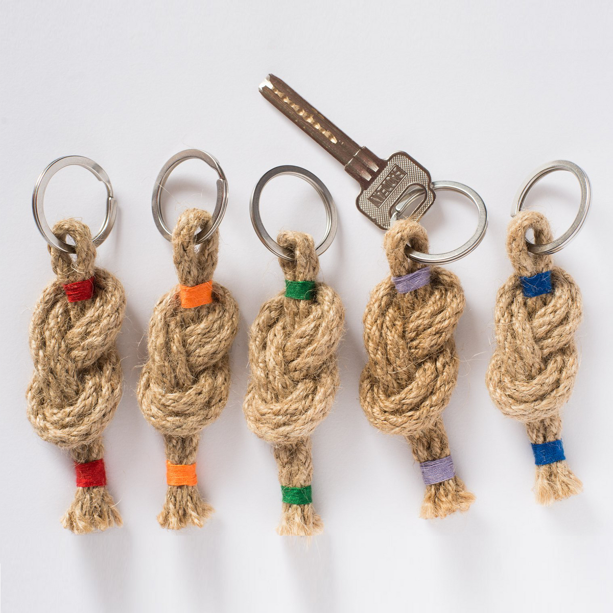 Jute Keychain